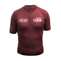 FT MEN'S LITE MERINO EVO JERSEY MERLOT RED